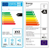 New and old EU refrigerator labels