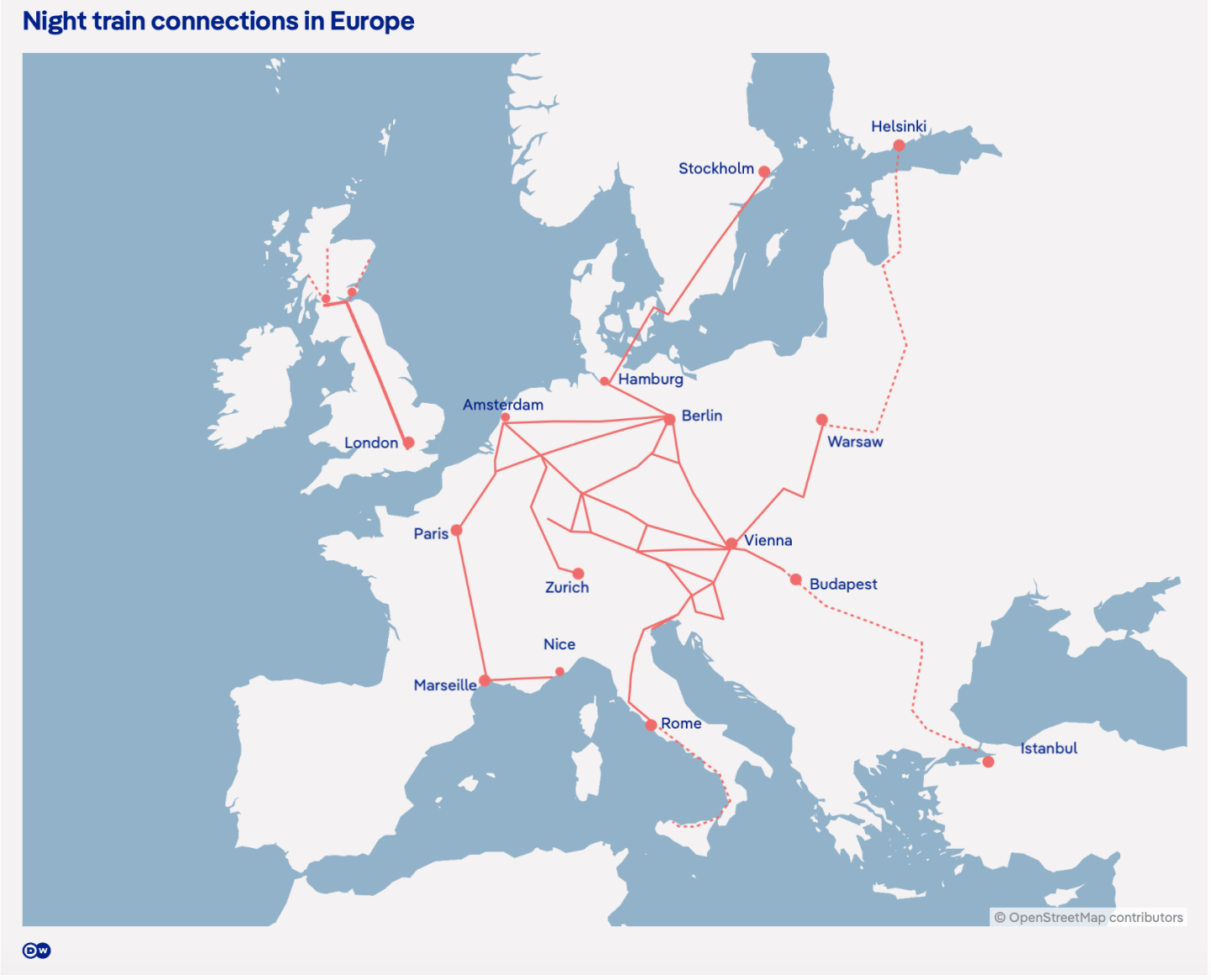 Europe’s night trains: a climate-friendly comeback still struggling to ...